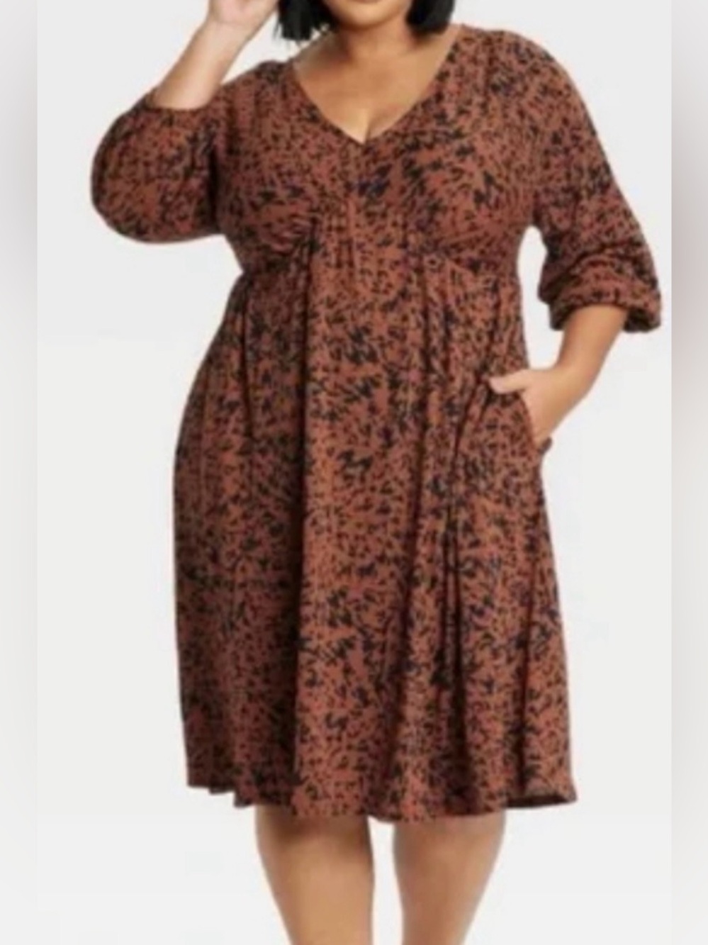 Ava & Viv Dolman sleeve dress, 3x